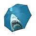 Produktbild Best Design Auto öffnen/schließen Regenschirm Cool Great White Shark Sonnenschirm zusammenklappbar faltbar Regenschirm