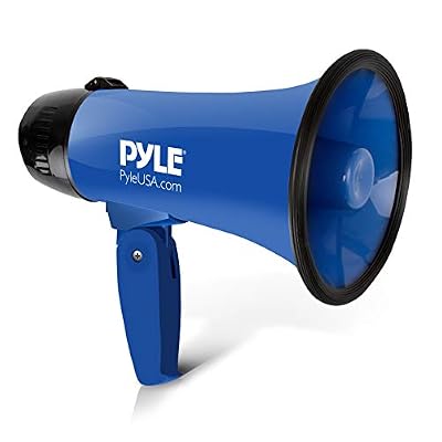 Pyle Mégaphone Professionnel 20 W (Bleu)
