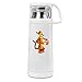 Produktbild Beauty transparent Tigger Tasse Die Zeichentrickserie Wasser Flasche mit Griff Vakuum Isoliert für heiße und kalte Getränke Kaffee, Tee Thermobecher Travel, 14oz weiß, weiß, Einheitsgröße