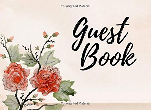 Preisvergleich Produktbild Guest Book: Beautiful Red Rose Design