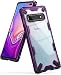 Produktbild Ringke Fusion-X Gestaltet für Galaxy S10 Plus Hülle, Transparent Rückseite Anti-Haften Dot Matrix Technologie Renovierter TPU Stoßfänger Doppelter Schutz Case für Galaxy S 10 Plus 2019 - Royal Purple