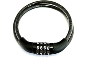 ROADSTER 6MM X 550MM COMBINATION BICYCLE BIKE LOCK