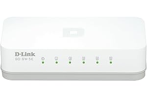 D-Link GO-SW-5E - Switch de red con 5 puertos 10/100 Mps, color blanco