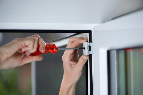 tesa Fliegengitter Adapter für tesa Alurahmen für Türen - 3