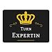 Produktbild Mousepad Turn Expertin schwarz