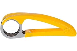 INCEPTION PRO INFINITE Affetta banane - Taglia - Frutta - Lame - Banana - Tagliafrutta - Affettatrice - Taglierina - Fette - Plastica - Cucina - Casa - Accessori - Frutto - Colore random