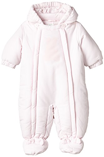 United Colors of Benetton Baby-Girls Bunnny Snowsuit, Pale Pink, 9 to 12 months (Manufacturer Size: 74 cms)