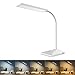 Price comparison product image KEXIN LED Desk Lamp with 5 Color Modes and 7 Brightness Levels, 12W Eye-caring Dimmable Touch Sensitive Control Gooseneck Reading Lamp,Office Table Lamp with USB Charging Port, Memory Function - White