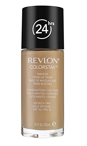 Revlon ColorStay Makeup Foundation for Combination/ Oily Skin - 30 ml, Rich Tan