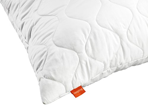 2er Set sleepling 191122 Komfort 100 Kopfkissen Mikrofaser 80 x 80 cm, weiß - 2