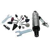 * Velocidad libre 25000 rpm. Tubayia - Lijadora neumática de aire comprimido con accesorios, 25000 rpm