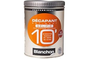 Décapant bâtiment 10 gélifié - 1 litre - blanchon