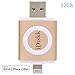 Produktbild [Apple MFI zertifiziert] iDiskk Lightning USB 3.0 Speicherstick, Speicher-Stick, USB-Stick, Speichererweiterung für iPhone, iPad, iPod (32GB, Gold)