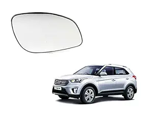 Auto Spare World Left Side Mirror Glass for Hyundai Creta 2015-2018 Set of 1 Pcs.