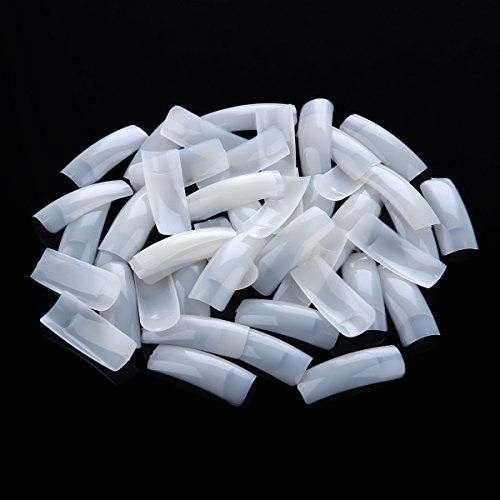 MAKARTT False Nails Pro Nail Tips Well Less French Acrylic Natural Color Half Cover 500pcs 10 Sizes