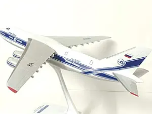 Volga Dnepr Antonov an 124 1/200 Scale Heavy Plastic Model with Stand