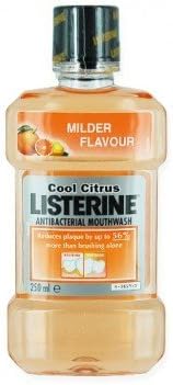 Listerine Cool Citrus Mouthwash 250ml - Pack of 4