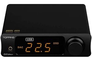 TOTAUDIO Topping DX3 Pro+ Wzmacniacz słuchawkowy Bluetooth (czarny)