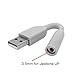 Produktbild O2+ USB Charge Cable Power Supply Charger For Jawbone UP Bracelet 3.5mm Jack Port