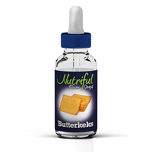 Preisvergleich Produktbild Nutriful Flavor Drops Butterkeks 30ml Geschmackskonzentrat 0kcal