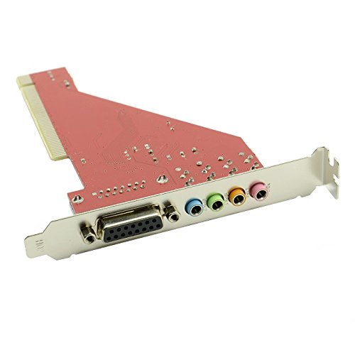 Goliton PCI 4  Canales Tarjeta de Sonido ESS Chip Tarjeta de Sonido de Ordenador de sobremesa Integrado