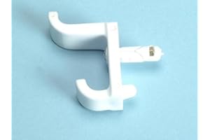 PLASPLUGS Plasplug Dhw133 White Double Hook (Card 1)