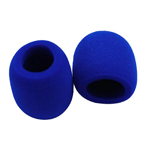 2pcs Funas Protectoras para Micr  fono Fundas de Espuma para Mic de Color Azul