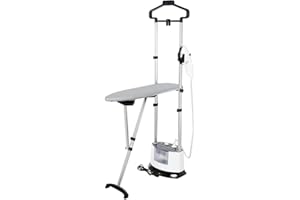 Bamboosang Plancha Vertical Vapor Profesional: 1400W Centro Planchado Vertical con Flujo de Vapor de 95g/min Tanque de 1.6L 12 Ajustes de Vapor Ferro a Vapor Vertical Apto para Todos los Tejidos