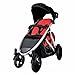 Phil & Teds Verve Baby Buggy & Double Kit - Red/Black