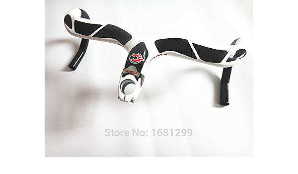 CINELLI RAM.2 Manubrio fibra di carbonio marchio corsa Misura 42 cm * 100  mm bicicletta goccia di Baras intregrado manubrio qualità Nuovo : Sport e  tempo libero