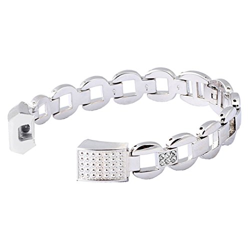 Für Fitbit Alta HR Armband Rosa Schleife® Smart Watch Band Edelstahl Glitter armbänder Wrist Strap Uhrenarmband mit Metallschließe und Schnalle Ersatzarmband Replacement Wristband für Fitbit Alta Fitness Armband - 3