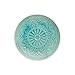 Produktbild BUTLERS SUMATRA Teller - Schöner Keramik-Teller in Türkis mit Muster Ø 21 cm Speiseteller Sumatra Teller in vier verschiedenen Farben
