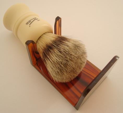 Shaving brush dripstand, tortoiseshell (brush not included!)