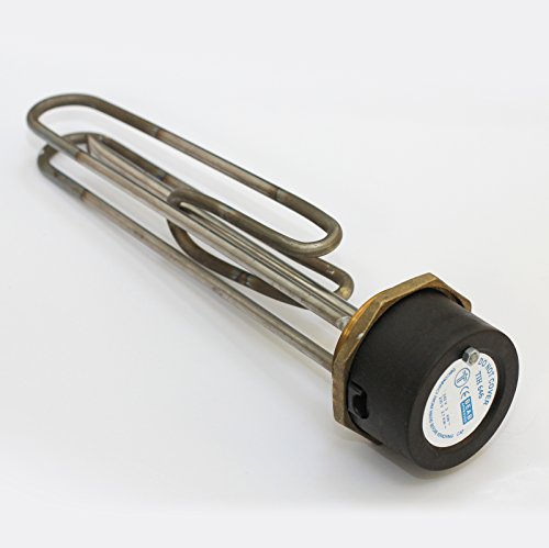 35.56 cm von INCOLOY Tauchsieder mit Thermostat von INCOLOY 27.94 cm, Von BEAB Genehmigt, 3 KW, 2,25 Bsp-Stecker, RoHSEN 60335-2-73 Zugelassen - 5