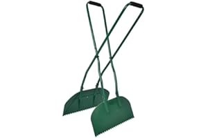 Easy Shopping Garden Leaf Scoops, Heavy-Duty Leaf Grabbers Long Handled Plastic Collection Tools/Garden Leaf Collector/Leaf Picker