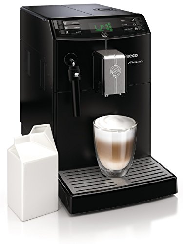 Saeco HD8761/01 Minuto Kaffeevollautomat, klassischer Milchaufschäumer, schwarz - 3