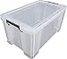 Produktbild EZY 53612 Allstore Aufbewahrungsbox für Archivierung Polypropylen transparent 56 x 38 x 32 cm 54 L