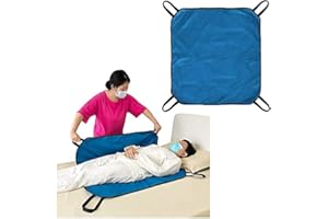 NEPPT Foglio di Trasferimento per Pazienti Scivolo Sollevamento del Paziente Cinghie di Trasferimento Sollevamento Anziani Disabili Cuscinetto di Posizionamento Lenzuolo per Disegnare Cuscini