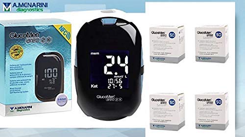 4x50 glucomen areo tiras Glucomen areo 2k medidor de glucosa