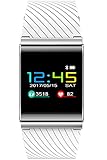 Findtime Unisex Fitness Tracker Digital Quarz Silikon Herzfrequenz Blutdruck Wasserdicht IP67 Schrittzähler Schlafüberwachung Aktivitätstracker