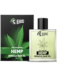 Beardo Daily Styling Hemp Hair Oil, 100 ml | Light Hair Oil for Daily Hair Styling | Non-Sticky, Light Styling Hair Oil for Men for Thickening and Strengthening | Pleasant Fragrance | Miracle of Hemp Seed Oil | Made with oil from Hemp Seeds