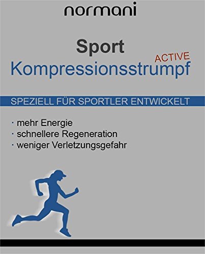 2 Paar Kompressionsstrümpfe für Damen und Herren – Reisekniestrumpf mit Stützfunktion – Spitze handgekettelt - 8