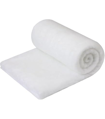 Schneematte Auf Rolle 1x5 M – 1 Cm Dick, Schwer Entflammbar (DIN 4102 B1), Dekoschnee