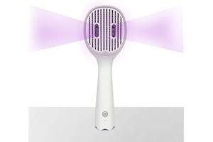AOMEES Cat Brush, UV Sterilization Cat Grooming Brush Self Cleaning Dog Brush to Remove Loose Fur, Tangles and Dirt