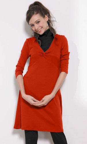 Sweet Mommy Twist Design Maternity and Nursing Dress with 2 nursing inners sw9068 ORM
