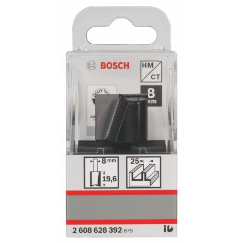 Bosch Zubehör 2 608 628 392 Nutfräser 8 mm, D1 25 mm, L 20 mm, G 51 mm - 2