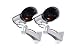 Produktbild Maxesla Fake Sicherheitskamera mit leuchtenden LEDs 2er Pack Bullet Dummy Fake Surveillance CCTV Decoy Realistic Look Überwachungssystem Indoor Outdoor Wasserdicht + Warnaufkleber