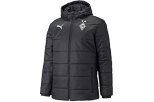PUMA Borussia Mönchengladbach Sideline - Giacca invernale – 931294 03, colore: Nero