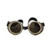 Produktbild Aofocy Foto Brille Cyber Goggles Steam Punk Gossen (Messing Farbe)