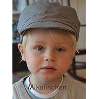 Michelmütze Leinen steingrau